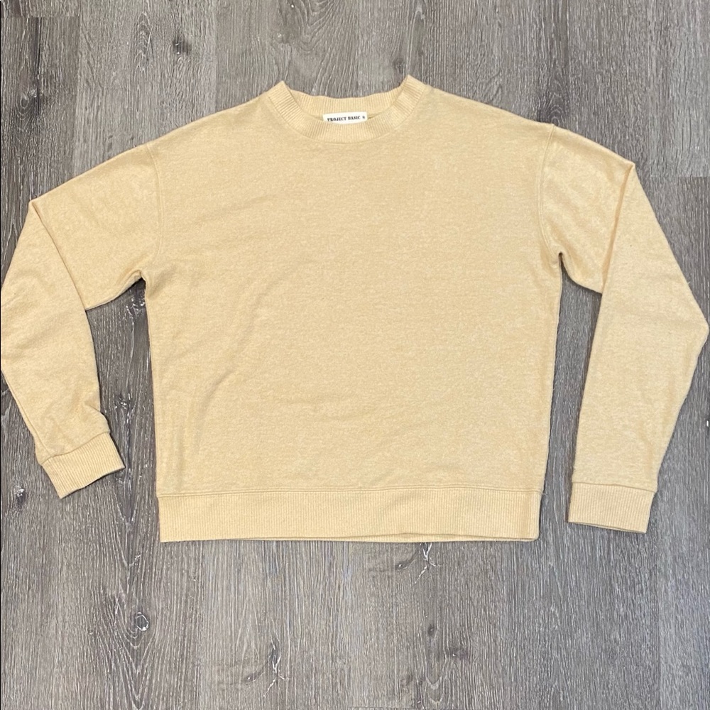 Super soft yellow sweater